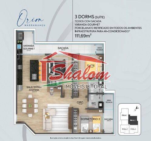 Apartamento, 3 quartos, 97 m² - Foto 4