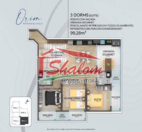 Apartamento, 3 quartos, 97 m² - Foto 5