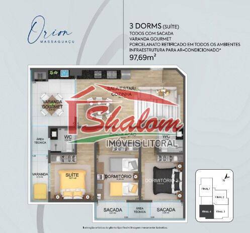 Apartamento, 3 quartos, 97 m² - Foto 6